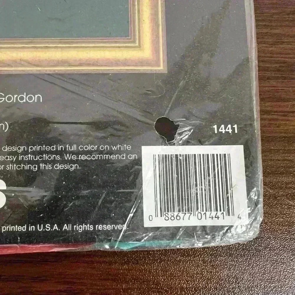 1994 Dimensions Needlepoint Ribbon Embroidery Angel Of Peace #1441 Christmas - Picture 4 of 11